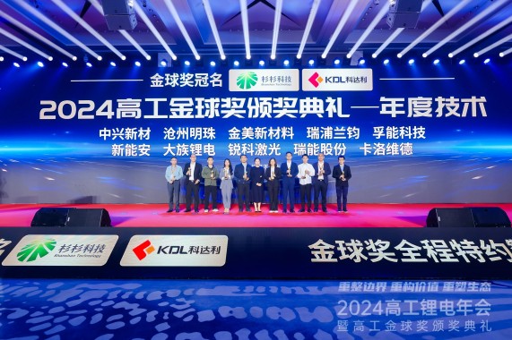 金美新型多功能复合集流体技术荣获高工金球奖——2024年度技术